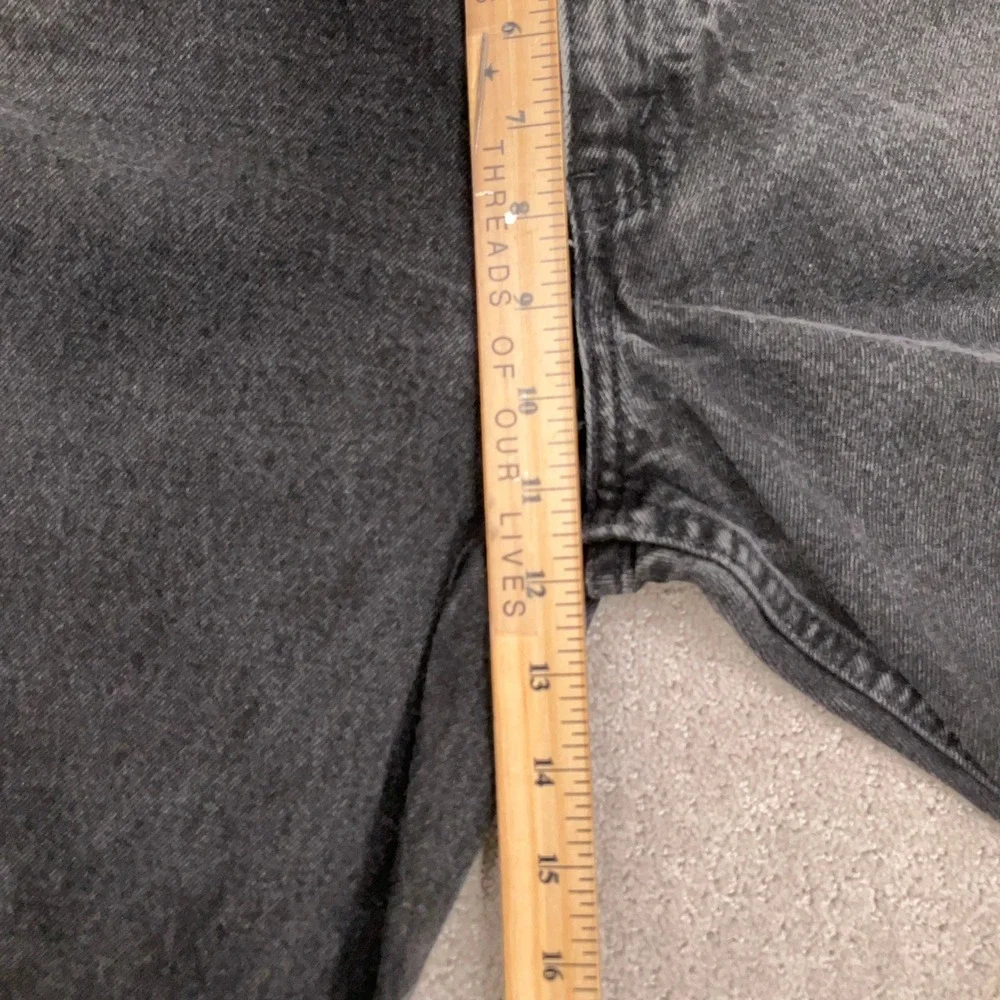Levis 550‎ Jeans Mens 33W 30L Charcoal Wash Orange Tab Relaxed Fit  Denim Pants